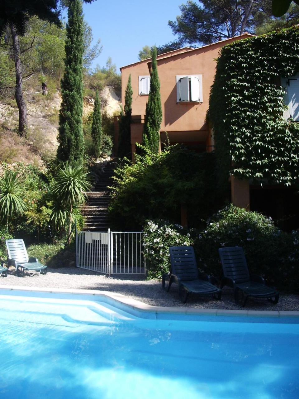 50M Plage T2 Grande Terrasse Vue Mer Climatise Piscine Chauffee, Parking Clos Gratuit Sanary-sur-Mer Buitenkant foto
