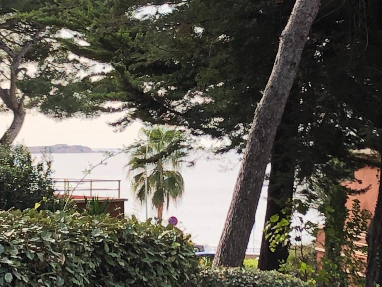 50M Plage T2 Grande Terrasse Vue Mer Climatise Piscine Chauffee, Parking Clos Gratuit Sanary-sur-Mer Buitenkant foto